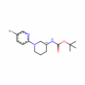 tert-Butyl (1-(5-bromopyridin-2-yl)piperidin-3-yl)carbamate
