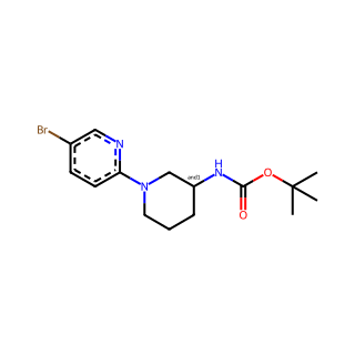 tert-Butyl (1-(5-bromopyridin-2-yl)piperidin-3-yl)carbamate