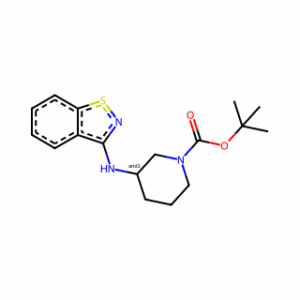 tert-Butyl 3-(benzo[d]isothiazol-3-ylamino)piperidine-1-carboxylate