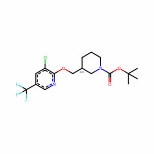 tert-Butyl 3-(((3-chloro-5-(trifluoromethyl)pyridin-2-yl)oxy)methyl)piperidine-1-carboxylate