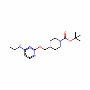 tert-Butyl 4-(((4-(ethylamino)pyrimidin-2-yl)oxy)methyl)piperidine-1-carboxylate