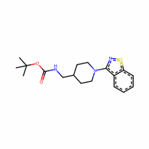 tert-Butyl ((1-(benzo[d]isothiazol-3-yl)piperidin-4-yl)methyl)carbamate