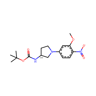 tert-Butyl (1-(3-methoxy-4-nitrophenyl)pyrrolidin-3-yl)carbamate