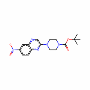 tert-Butyl 4-(6-nitroquinoxalin-2-yl)piperazine-1-carboxylate