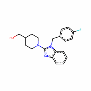 (1-(1-(4-Fluorobenzyl)-1H-benzo[d]imidazol-2-yl)piperidin-4-yl)methanol