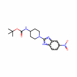 tert-Butyl (1-(5-nitro-1H-benzo[d]imidazol-2-yl)piperidin-4-yl)carbamate