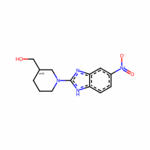 (1-(5-Nitro-1H-benzo[d]imidazol-2-yl)piperidin-3-yl)methanol