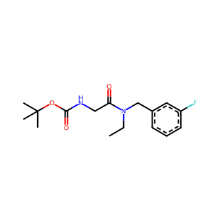 tert-Butyl (2-(ethyl(3-fluorobenzyl)amino)-2-oxoethyl)carbamate