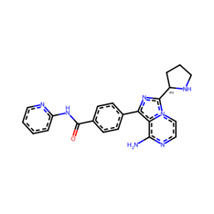 (S)-4-(8-Amino-3-(pyrrolidin-2-yl)imidazo[1,5-a]pyrazin-1-yl)-N-(pyridin-2-yl)benzamide