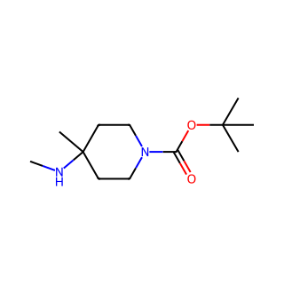 tert-Butyl 4-methyl-4-(methylamino)piperidine-1-carboxylate