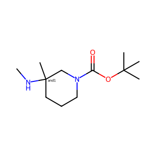 tert-butyl 3-methyl-3-(methylamino)piperidine-1-carboxylate