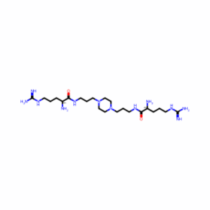 Pentanamide, N,N′-(1,4-piperazinediyldi-3,1-propanediyl)bis[2-amino-5-[(aminoiminomethyl)amino]-, (2S,2′S)-