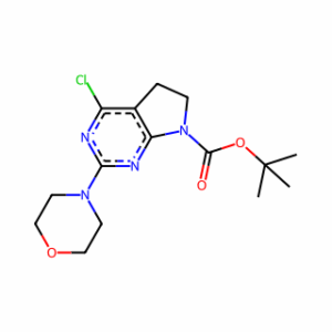 tert-Butyl 4-chloro-2-morpholino-5H-pyrrolo[2,3-d]pyrimidine-7(6H)-carboxylate