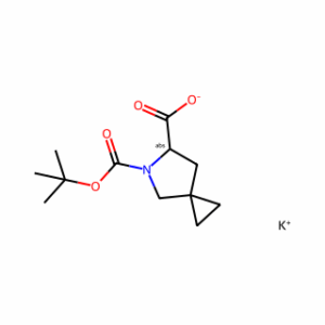 (6S)-5-Azaspiro[2.4]heptane-5,6-dicarboxylic acid 5-(1,1-dimethylethyl) ester potassium salt