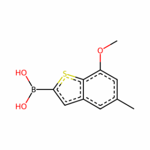 (7-Methoxy-5-methyl-1-benzothiophen-2-yl)boronic acid