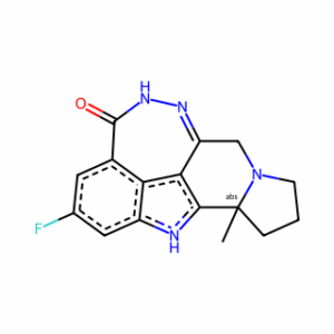 (R)-2-Fluoro-10a-methyl-7,8,9,10,10a,11-hexahydro-5,6,7a,11-tetraazacyclohepta(def)cyclopenta[a]fluoren-4(5H)-on