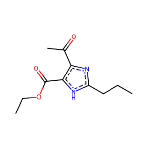 Ethyl 4-acetyl-2-propyl-1H-imidazole-5-carboxylate