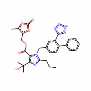 (5-Methyl-2-oxo-1,3-dioxol-4-yl)methyl 1-((2′-(2H-tetrazol-5-yl)biphenyl-4-yl)methyl)-4-(2-hydroxypropan-2-yl)-2-propyl-1H-imidazole-5-carboxylate
