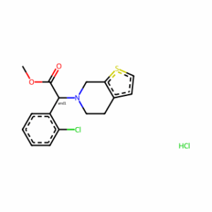 Methyl 2-(2-chlorophenyl)-2-(4，5-dihydrothieno[2，3-c]pyridin-6(7H)-yl)acetate hydrochloride