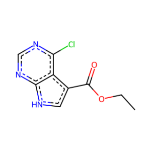 Ethyl 4-chloro-7H-pyrrolo[2,3-d]pyrimidine-5-carboxylate