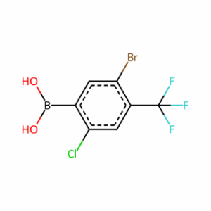 (5-Bromo-2-chloro-4-(trifluoromethyl)phenyl)boronic acid