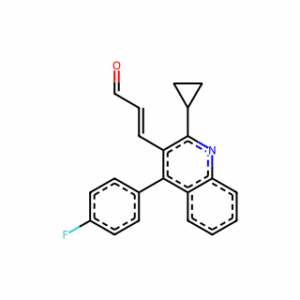 (E)-3-(2-Cyclopropyl-4-(4-fluorophenyl)quinolin-3-yl)acrylaldehyde