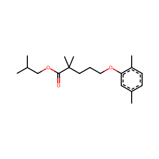 Isobutyl 5-(2,5-Dimethylphenoxy)-2,2-Dimethylpentanoate