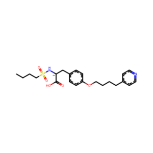 (S)-2-(Butylsulfonamido)-3-(4-(4-(pyridin-4-yl)butoxy)phenyl)propanoic acid
