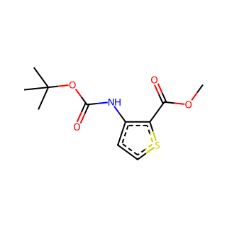 Methyl 3-((tert-butoxycarbonyl)amino)thiophene-2-carboxylate