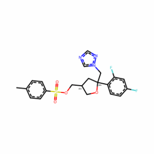 (3S，5R)-5-(2，4-Difluorophenyl)-5-[(1H-1，2，4-triazol-1-yl)methyl]oxolan-3-ylmethyl p-Toluenesulfonate
