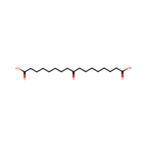 Heptadecanedioic acid, 9-oxo-
