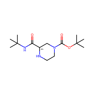 (S)-tert-Butyl 3-(tert-butylcarbamoyl)piperazine-1-carboxylate