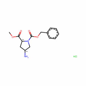 (2S,4S)-1-Benzyl 2-methyl 4-aminopyrrolidine-1,2-dicarboxylate hydrochloride