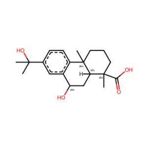 (1R,4aS,9R,10aR)-9-Hydroxy-7-(2-hydroxypropan-2-yl)-1,4a-dimethyl-1,2,3,4,4a,9,10,10a-octahydrophenanthrene-1-carboxylic acid