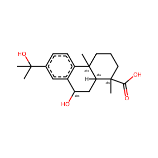 (1R,4aS,9R,10aR)-9-Hydroxy-7-(2-hydroxypropan-2-yl)-1,4a-dimethyl-1,2,3,4,4a,9,10,10a-octahydrophenanthrene-1-carboxylic acid