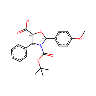 (2R,4S,5R)-3-(tert-butoxycarbonyl)-2-(4-Methoxyphenyl)-4-phenyloxazolidine-5-carboxylic acid