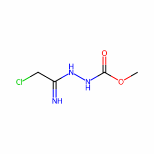 Hydrazinecarboxylicacid, 2-(2-chloro-1-iminoethyl)-, methyl ester