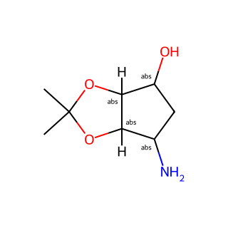 (3aR,4S,6R,6aS)-6-Aminotetrahydro-2,2-dimethyl-4H-cyclopenta-1,3-dioxol-4-ol
