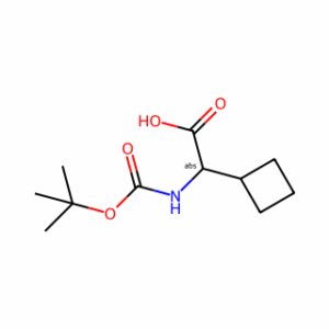 (R)-2-((tert-Butoxycarbonyl)amino)-2-cyclobutylacetic acid