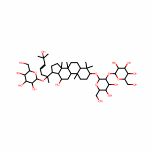 2-[4,5-dihydroxy-2-[[12-hydroxy-17-[6-hydroxy-6-methyl-2-[3,4,5-trihydroxy-6-(hydroxymethyl)oxan-2-yl]oxyhept-4-en-2-yl]-4,4,8,10,14-pentamethyl-2,3,5,6,7,9,11,12,13,15,16,17-dodecahydro-1H-cyclopenta[a]phenanthren-3-yl]oxy]-6-(hydroxymethyl)oxan-3-yl]oxy