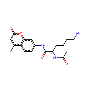(S)-2-Acetamido-6-amino-N-(4-methyl-2-oxo-2H-chromen-7-yl)hexanamide