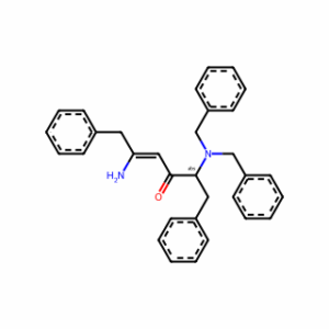 (2S)-5-Amino-2-[bis(phenylmethyl)amino]-1,6-diphenyl-4-hexen-3-one