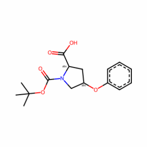 (2R,4R)-1-(tert-Butoxycarbonyl)-4-phenoxypyrrolidine-2-carboxylic acid