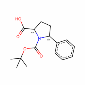 (2R,5S)-1-(tert-Butoxycarbonyl)-5-phenylpyrrolidine-2-carboxylic acid