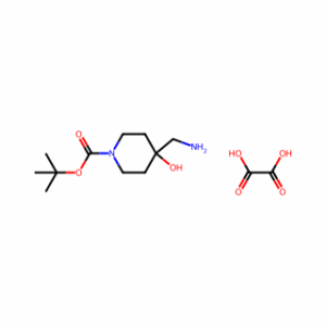 tert-Butyl 4-(aminomethyl)-4-hydroxypiperidine-1-carboxylate oxalate