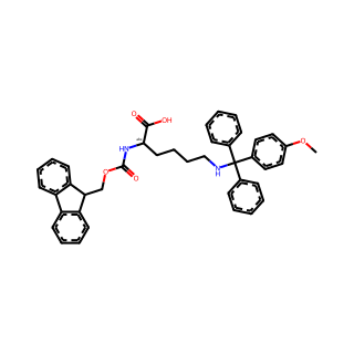 (S)-2-((((9H-Fluoren-9-yl)methoxy)carbonyl)amino)-6-(((4-Methoxyphenyl)diphenylmethyl)amino)hexanoic acid