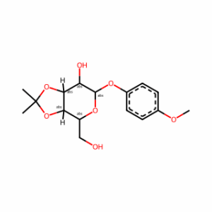 (3aS,4R,6S,7R,7aR)-4-(Hydroxymethyl)-6-(4-methoxyphenoxy)-2,2-dimethyltetrahydro-3aH-[1,3]dioxolo[4,5-c]pyran-7-ol