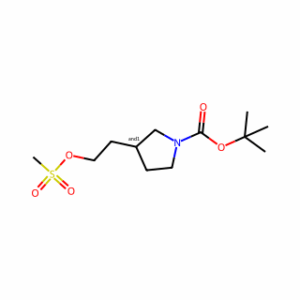 tert-Butyl 3-(2-((methylsulfonyl)oxy)ethyl)pyrrolidine-1-carboxylate
