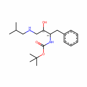 tert-Butyl ((2S,3R)-3-hydroxy-4-(isobutylamino)-1-phenylbutan-2-yl)carbamate