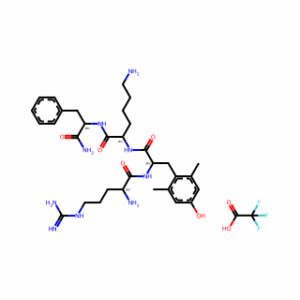 L-Phenylalaninamide, D-arginyl-2,6-dimethyl-L-tyrosyl-L-lysyl-, 2,2,2-trifluoroacetate (1:1)